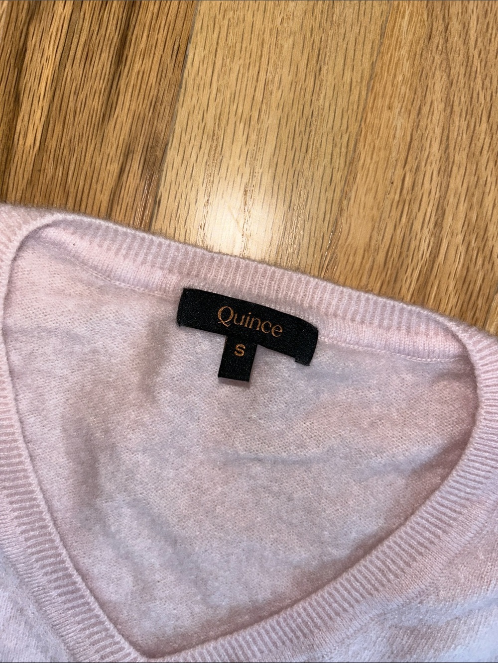 Quince Mongolian Cashmere V-Neck Sweater - Picture 3 of 5